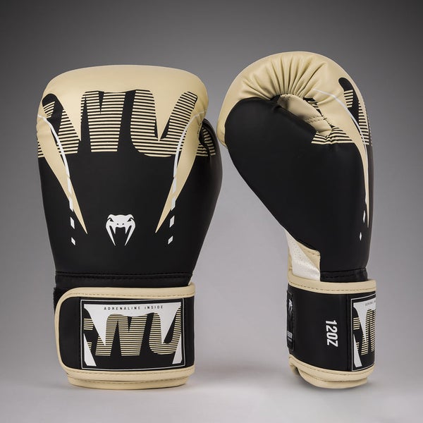 Venum Adrenaline Boxing Gloves (26)- Black/Ivory